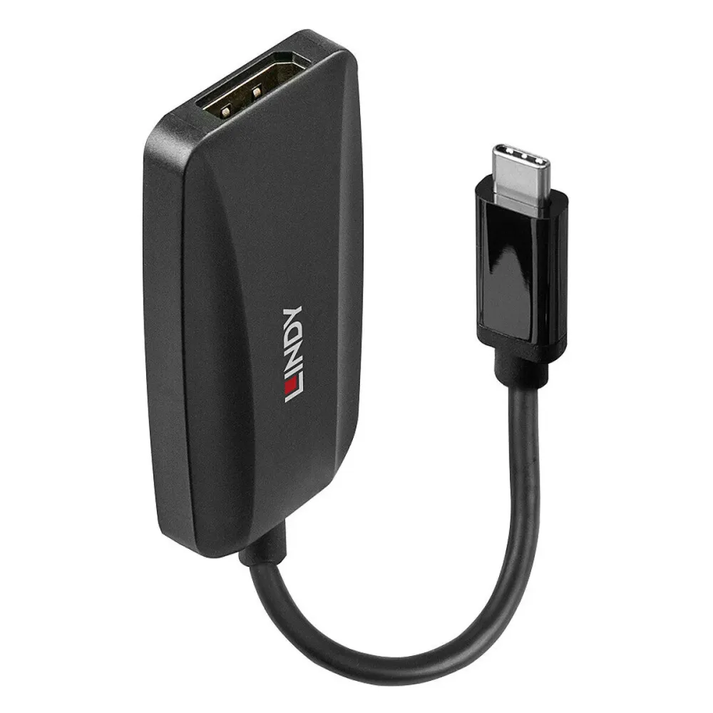 Adaptor USB C la DisplayPort LINDY 43337 Negru