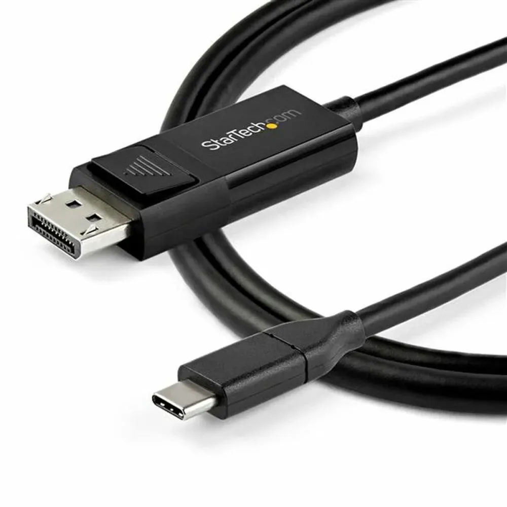 Adaptor USB C la DisplayPort Startech CDP2DP142MBD (2 m) Negru