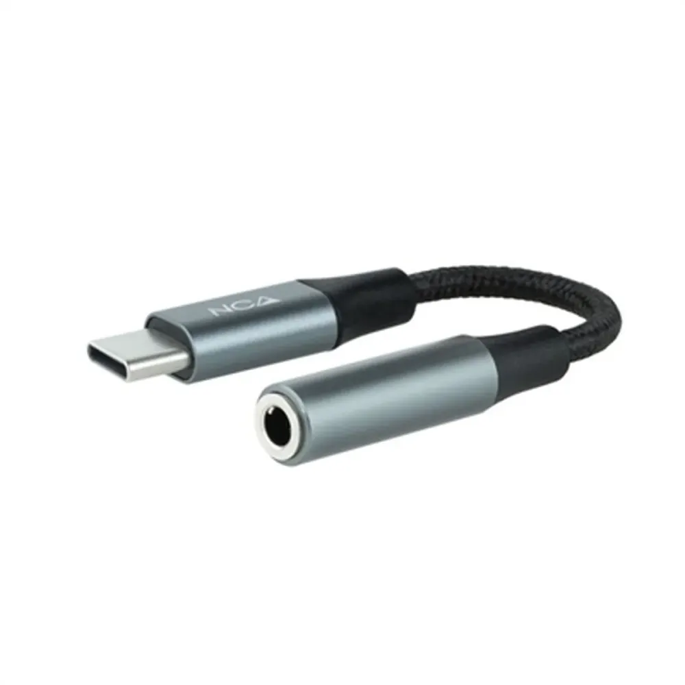 Adaptor USB C la Jack 3.5 mm NANOCABLE 10.24.1204 Gri