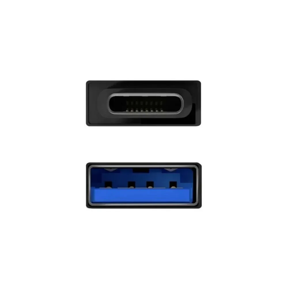 Adaptor USB C la USB Aisens A108-0717 Negru