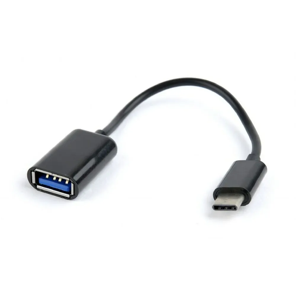 Adaptor USB C la USB GEMBIRD -OTG-CMAF2-01 Negru 20 cm 200 cm