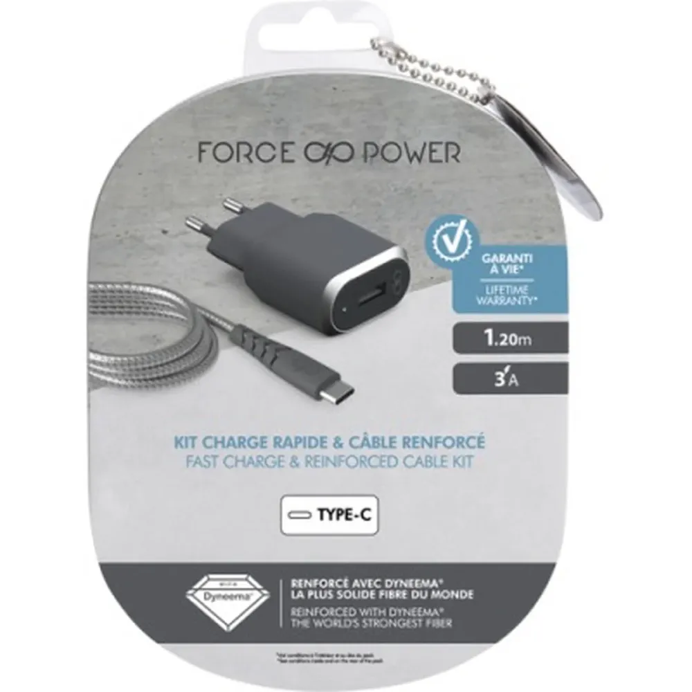 Cablu Micro USB BigBen Connected FPCSAC1.2MG 1,2 m Argintiu Gri