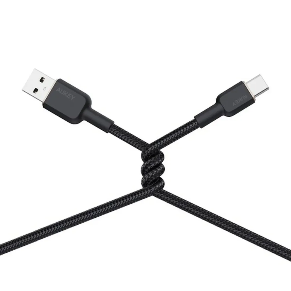 Cablu USB-C la USB Aukey CB-NAC2 Negru 1,8 m