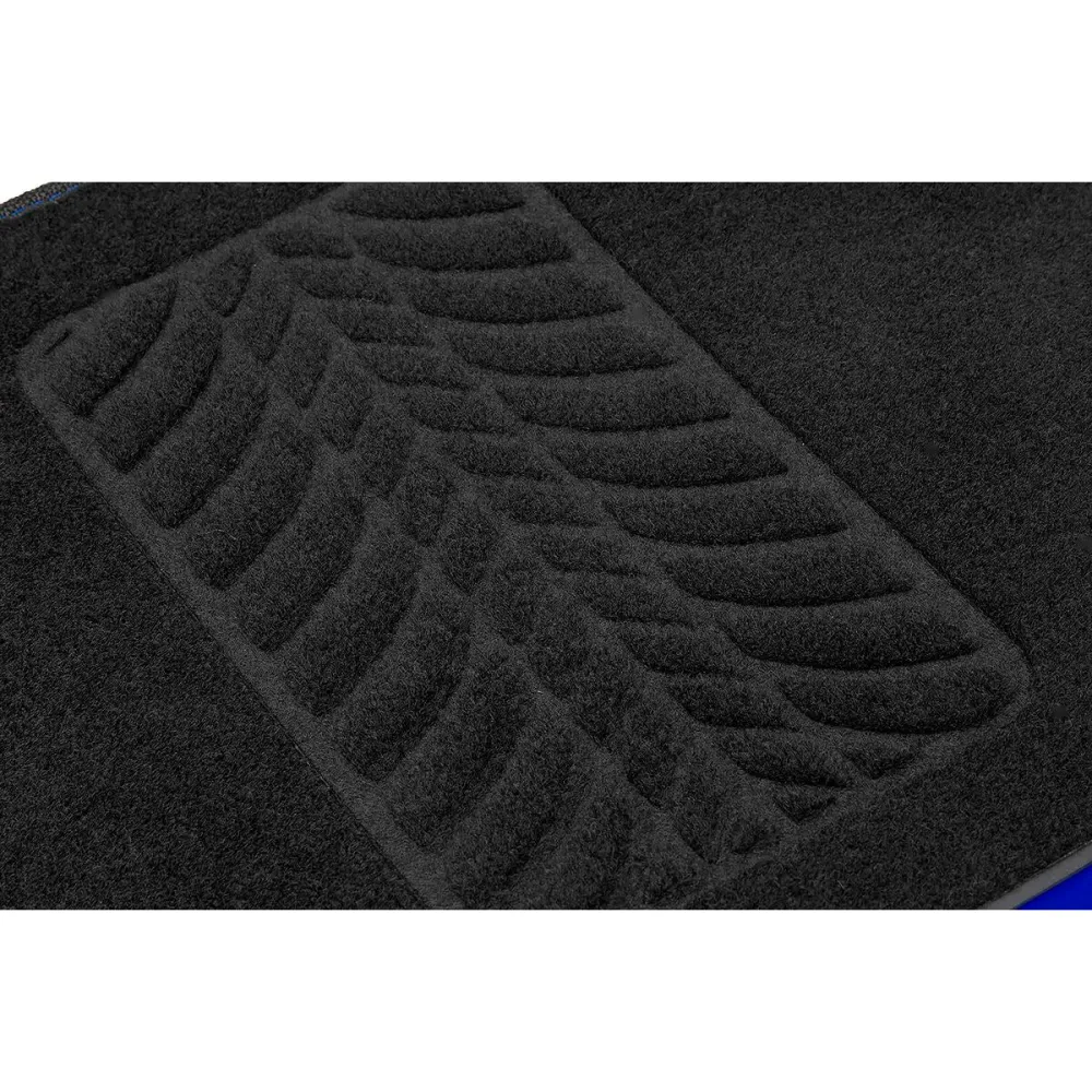 Set de covoraș pentru podea auto Sparco F510 Covor Universal Negru Albastru 4 Piese