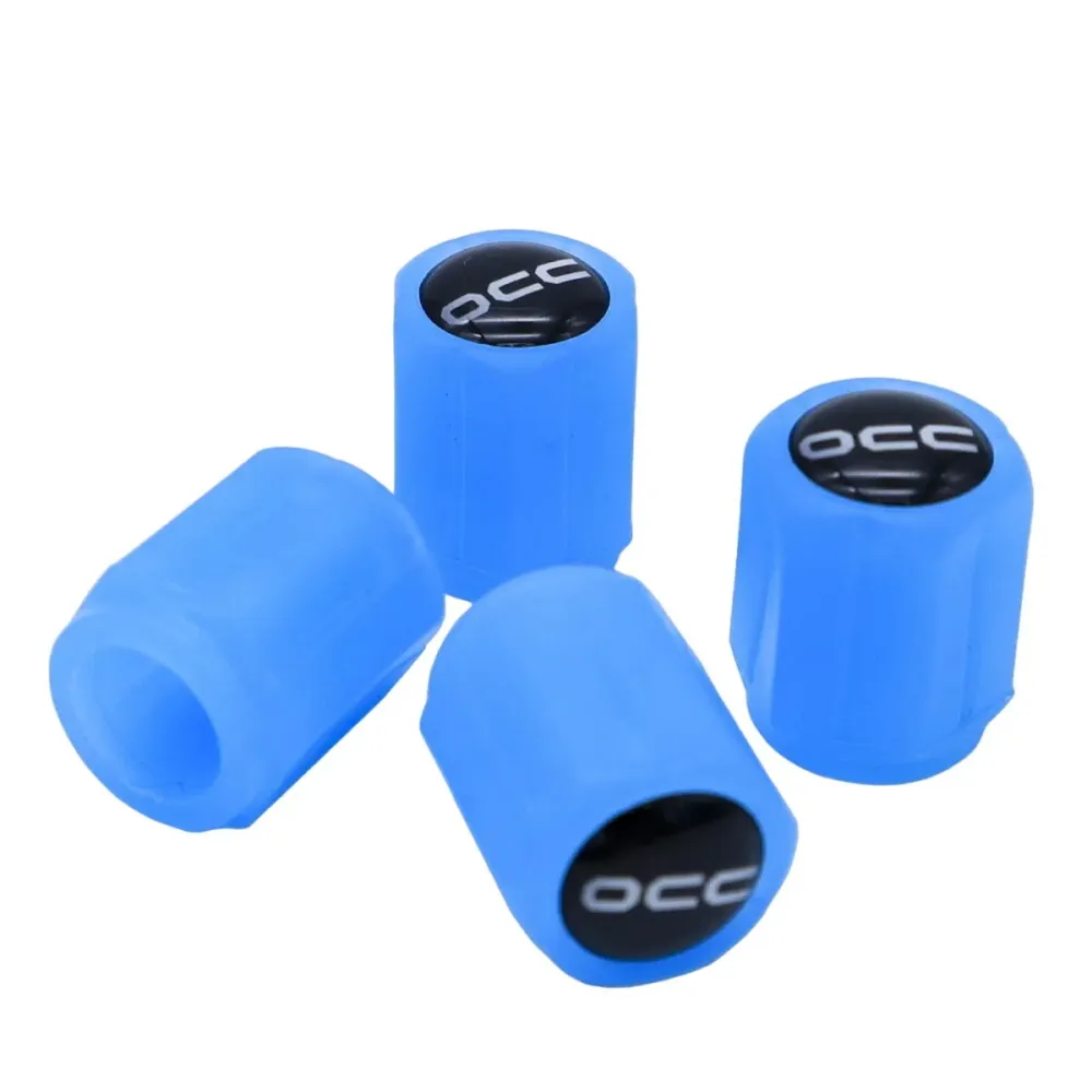 Set de dopuri OCC Motorsport OCCLEV004 4 Unități Fosforescent Albastru