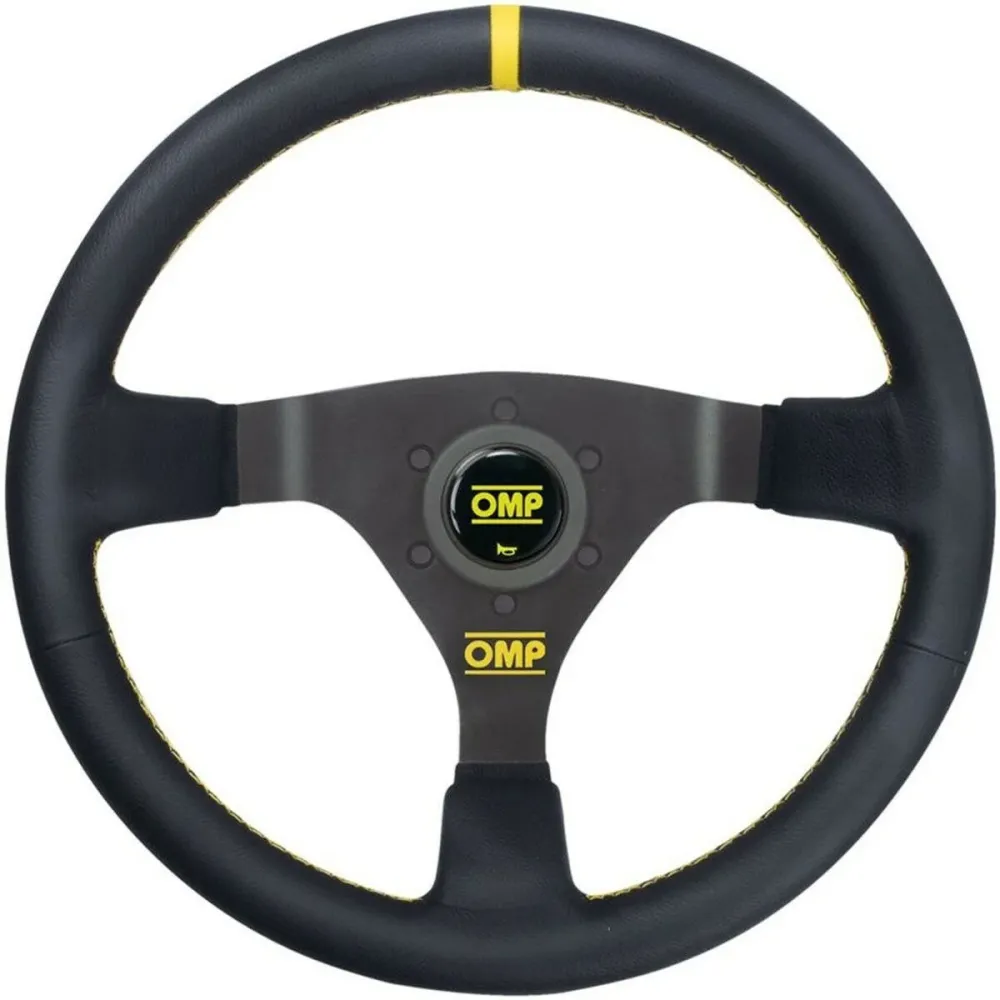 Volan de curse OMP OD/1980/N Ø 35 cm Negru/Galben Negru
