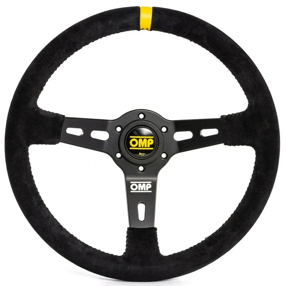 Volan de curse OMP OMPOD/2055/N Ø 35 cm Negru Negru/Galben