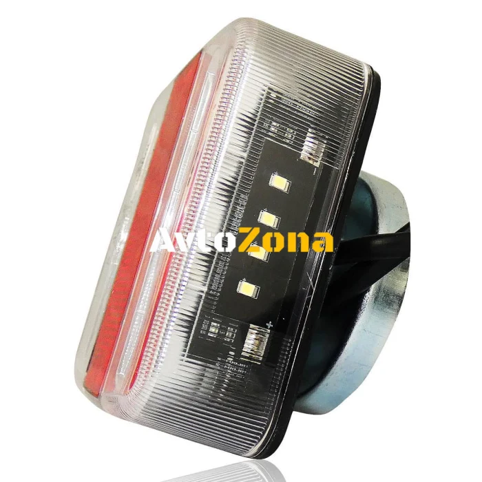 12V LED stop cinci funcții pentru remorci și roți cu cablu magnetic