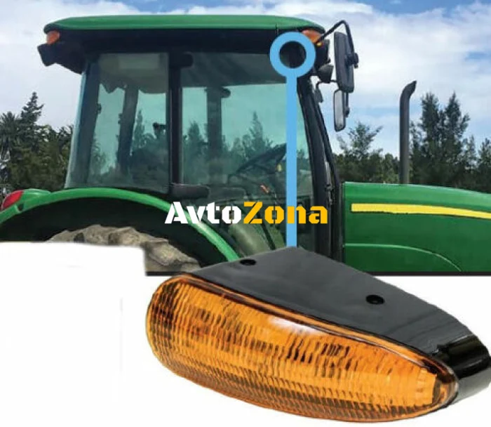 21W Led Flasher Flash de urgență Orange Light AGCO John Deere