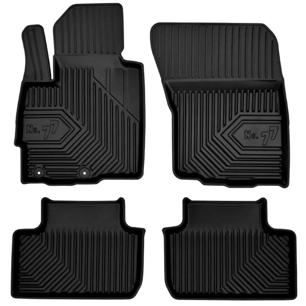 2.5D Covorașe de cauciuc Frogum №77 pentru Mitsubishi ASX (2010+), 4 părți, negru