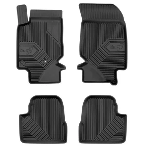 2.5D Rubber insoles Frogum №77 pentru Peugeot 208 (2019+), 4 bucăți, negru