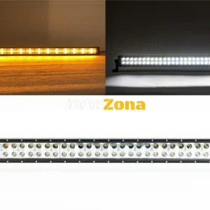80cm Led Bar Led Diode Bar Spotlight alb și portocaliu, lumină galbenă, Blitz, Flash, CROSS DRL 180W 12V 24V