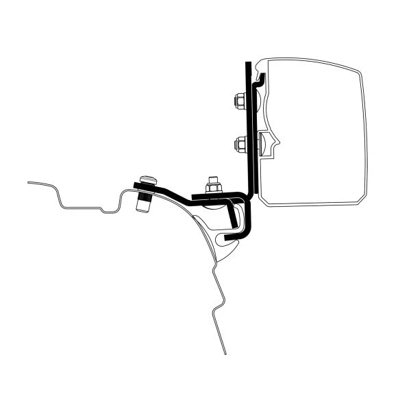 Adaptor pentru Marchiza THULE 3200 - VW T5 / T6 Minivan cu sina Brandrup