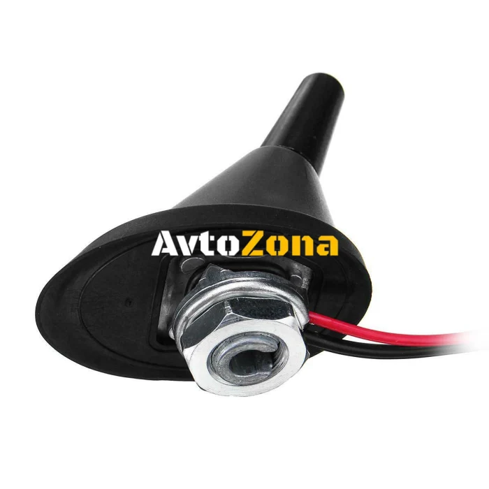 AM-FM Black Car Antenna 3 cm cu amplificator RAKU II pentru Volkswagen Audi Seat Skoda Volkswagen Audi Seat Skoda