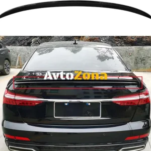 Audi A6 C8 (2019+) - Spoiler portbagaj negru lucios