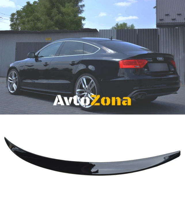 Audi A5 8T8 Sportbkack (2009-2016) - Spoiler portbagaj negru lucios