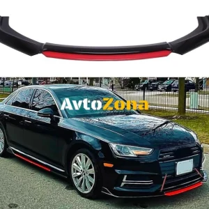 AUDI A6 - Spoiler bara de protecție față Roșu 4 piese