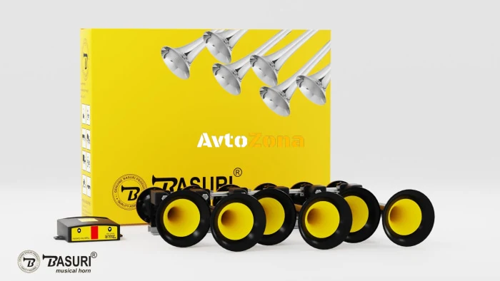 BABY SHARK AXEL F Corn muzical și 18 melodii suplimentare 12V - 24V Super Powerful +130db pentru autocamion Tractor Camion...