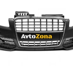 Bara de protecție față pentru Audi A4 B7 8E (2004-2008) - Design S3 cu bandă cromată