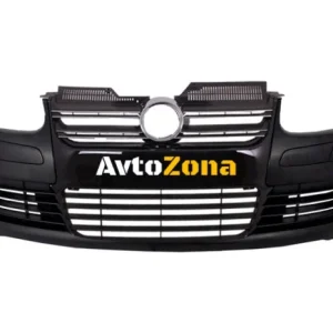Bara de protecție față pentru Golf 5 - R32 cu grilă R32 fără halogene - negru