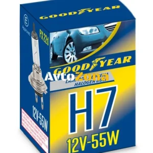 1 bec halogen H7 X7 12V 60/55W P14,5s 5000K E4 Goodyear Goodyear