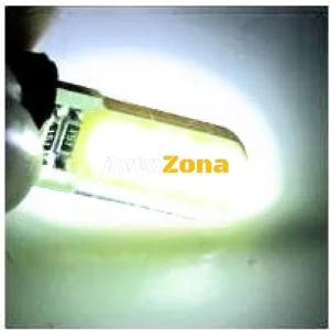 Becuri LED pentru manometru, T10 W5W, COB 12-Core, 12V, alb, Canbus - Fără erori