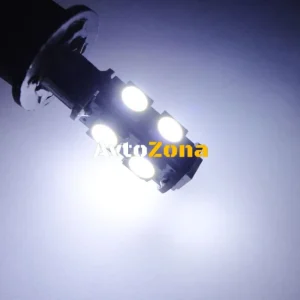 Becuri LED pentru manometru, T10-5050 W5W, 9 SMD, 12V, alb
