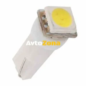 Becuri LED tip T5 12V/1,2W alb - cu diodă 5050 smd