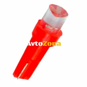 Becuri LED tip T5 12V/1,2W roșu
