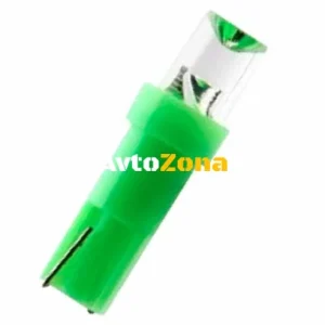 Becuri led tip T5 12V/1,2W verde