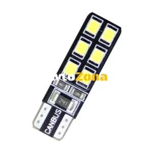 Becuri LED tip T10 cu 12 diode - Canbus