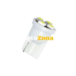 Becuri LED tip T10 cu 4 diode SMD