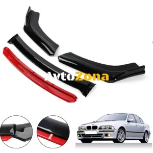 BMW E39 - Spoiler pentru bara de protecție față Roșu 4 piese