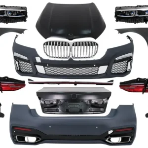 Боди Кит за BMW Seria 7 F01 (2008-2015) Conversia la designul G12 Facelift