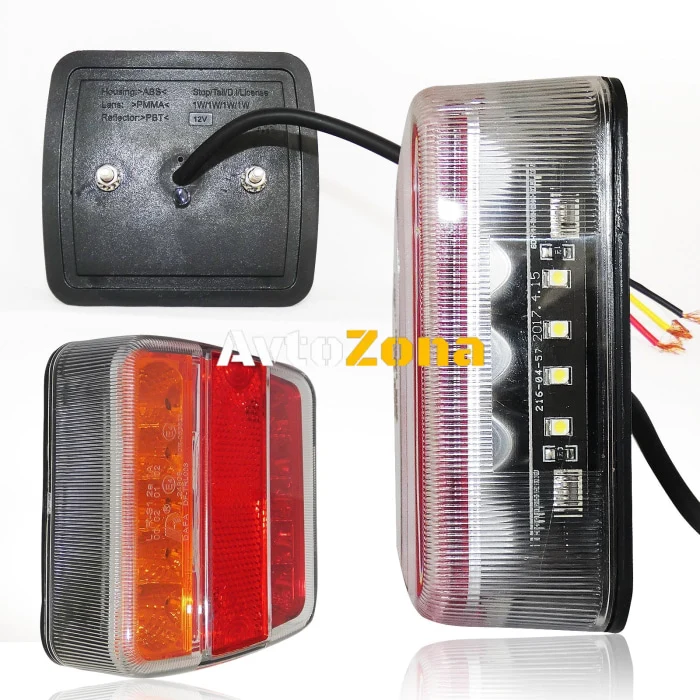 1 Bucată LED LED Diode Stop Tail Light 12V 24V Volt pentru camioneta Van Camion Camion Trailer Caravan