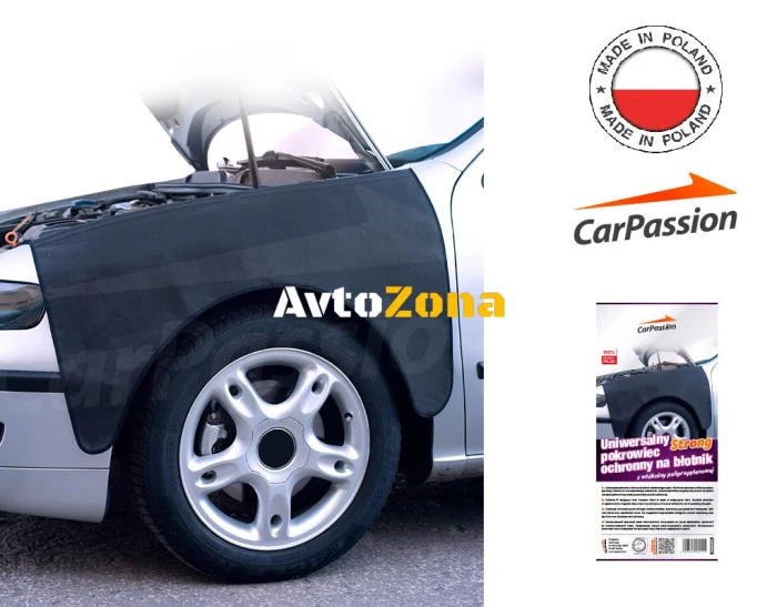 Capac de protecție Strong CarPassion pentru apărătoare de noroi din piele ecologică