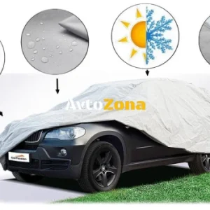 CarPassion Husă auto perfectă pentru SUV, Van - mărimea L, gri