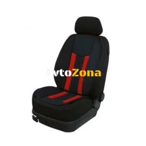 COVORAȘ DE SCAUN PETEX "OSLO" - CULOARE NEGRU-ROȘU