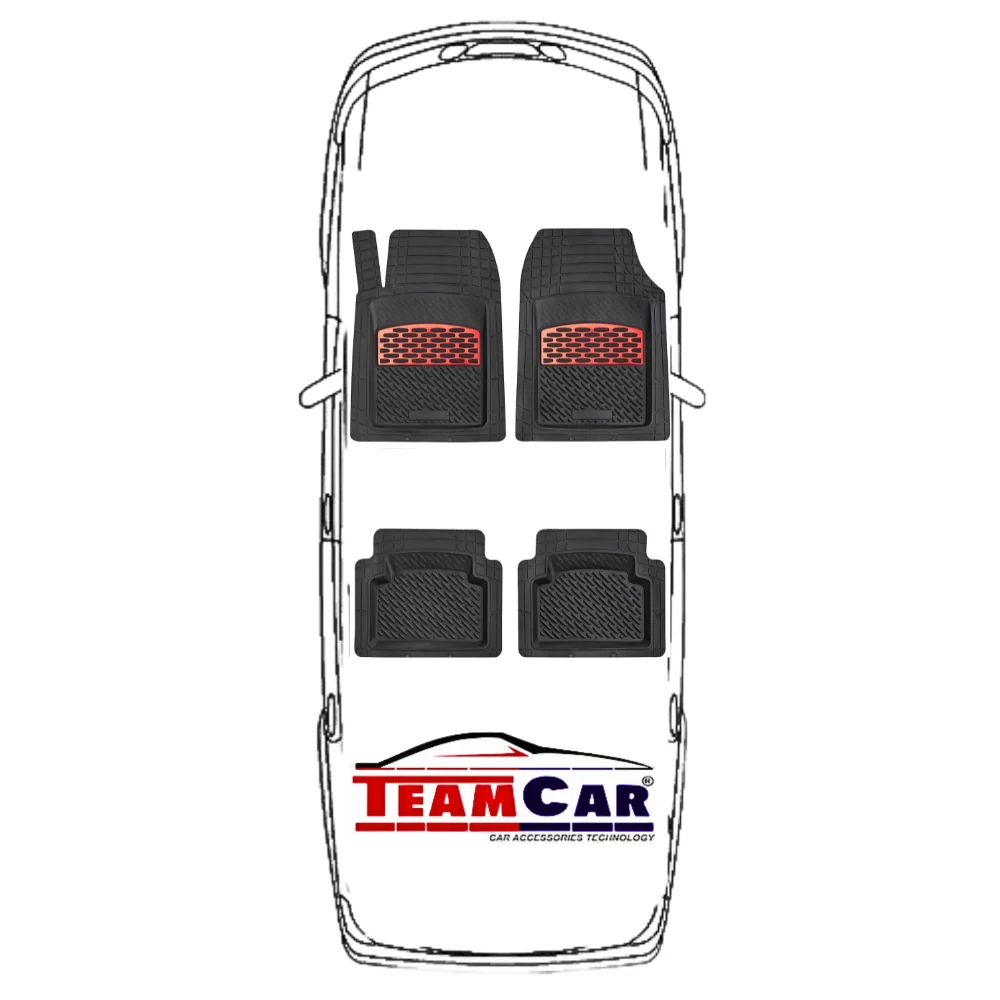 Covorașe auto Fiat Panda II - Red
