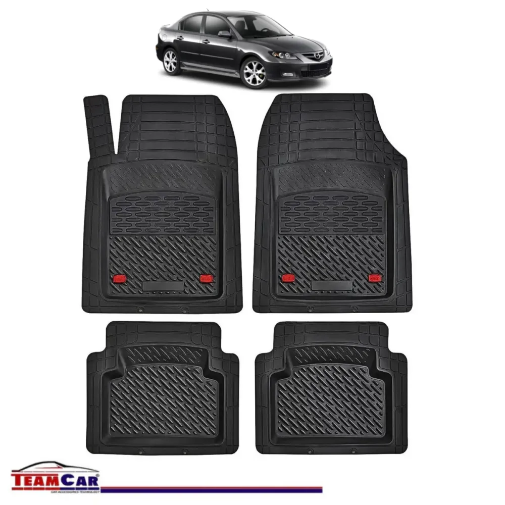 Covorașe Auto TeamCar® Tip Tăviță Compatibile Mazda 3 BK (2003–2009) - Sedan