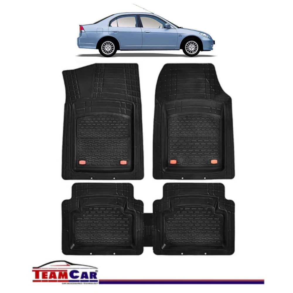Covorașe Auto TeamCar® Tip Tăviță Compatibile Honda Civic 7 (2000–2005) - Sedan