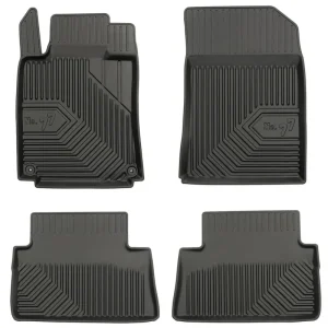 Covorașe de cauciuc 2.5D Frogum No 77 pentru Peugeot 508 (2010-2018), 4 bucăți, negru