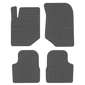 Covorașe de cauciuc Frogum pentru Peugeot 2008 (2019+) - 4 bucăți, negru