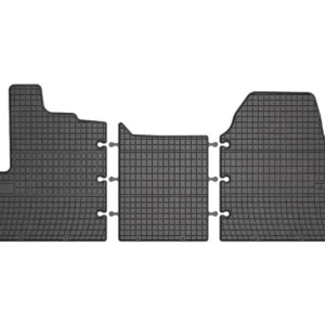 Covorașe de cauciuc Frogum pentru Peugeot Boxer II (2006+), 3 părți, negru
