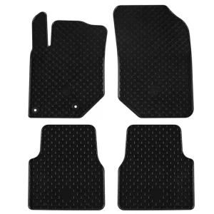 Covorașe de cauciuc Gumarny Zubri pentru Peugeot 2008 (2019+), 4 părți - negru