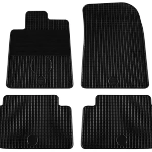 Covorașe de cauciuc Gumarny Zubri pentru Peugeot 407 (2004-2011), 4 părți, negru