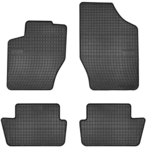 Covorașe din cauciuc Frogum pentru Peugeot 307 (2001-2008), 4 părți, negru
