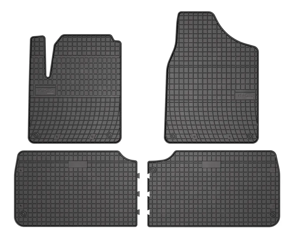 Covorașe din cauciuc Frogum pentru VW Sharan (1996-2010) 5 locuri, 4 părți