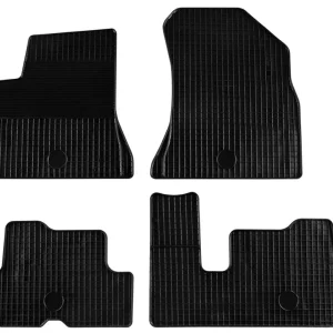 Covorașe din cauciuc Gumarny Zubri pentru Peugeot 3008 (2008-2016), 4 părți - negru