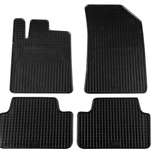 Covorașe din cauciuc Petex pentru Peugeot 407 (2004-2011), 4 părți, negru